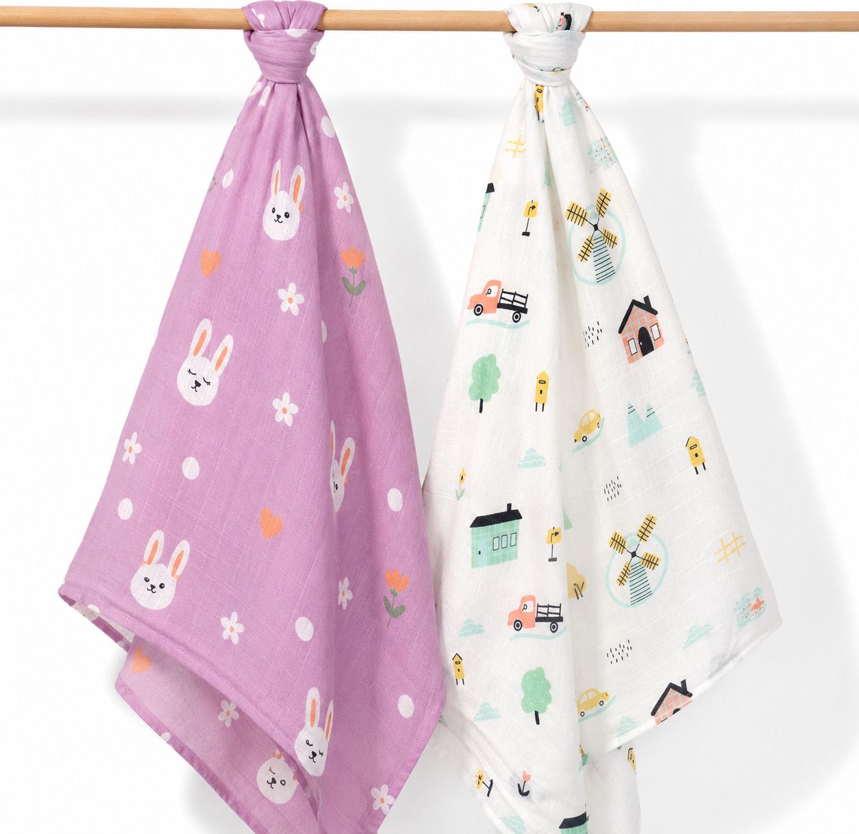 cotton buddy Printed Crib Swaddling Baby Blanket for All Season-picture-47