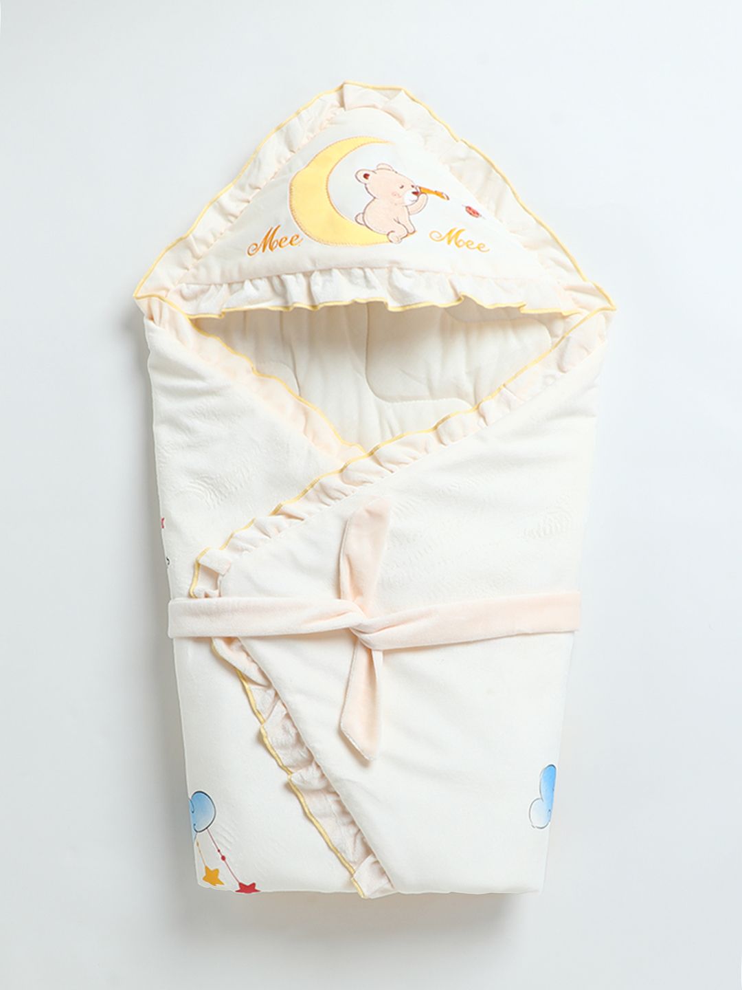 meemee 3-in-1 Baby Wrapper & Carry Nest | Soft & Breathable | Newborn to 6 Months Sleeping Bag-picture-26