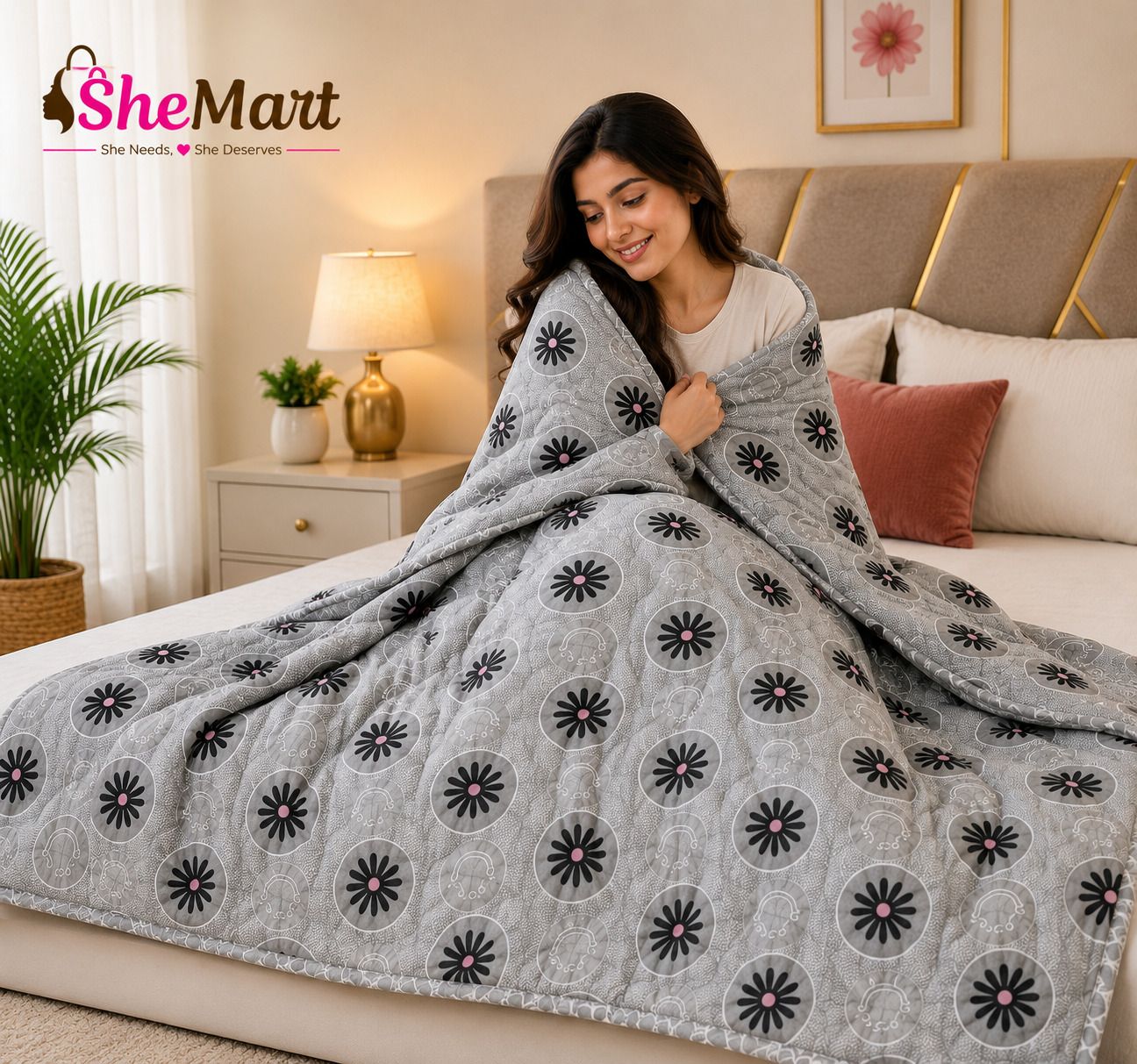 shemart Floral Double Dohar for All Season-picture-13