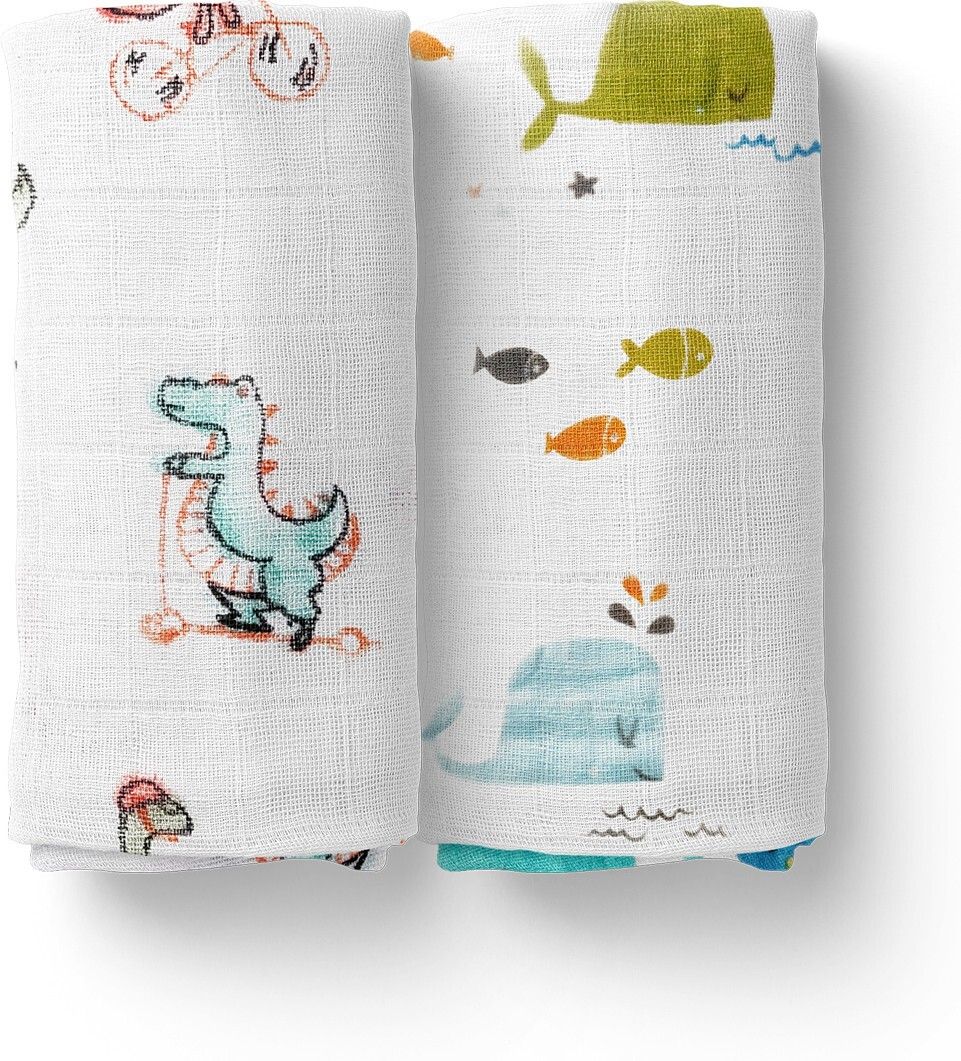 mom's home Printed Crib Swaddling Baby Blanket forAC Room-picture-14