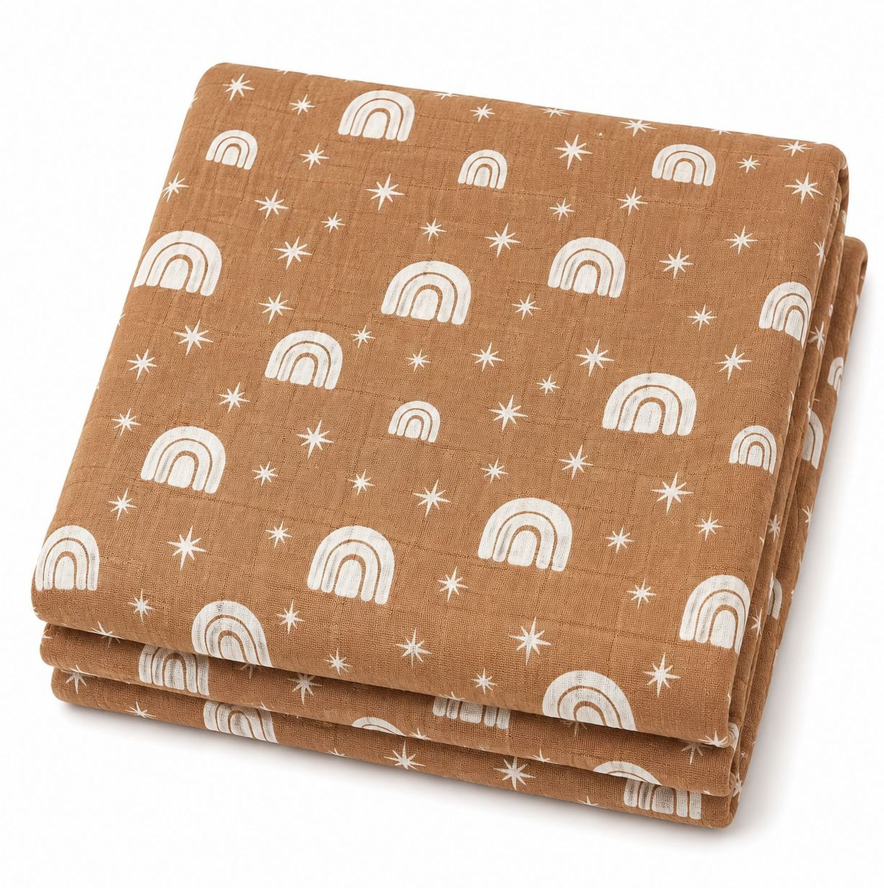 hi mom Printed Single Swaddling Baby Blanket for All Season-picture-31