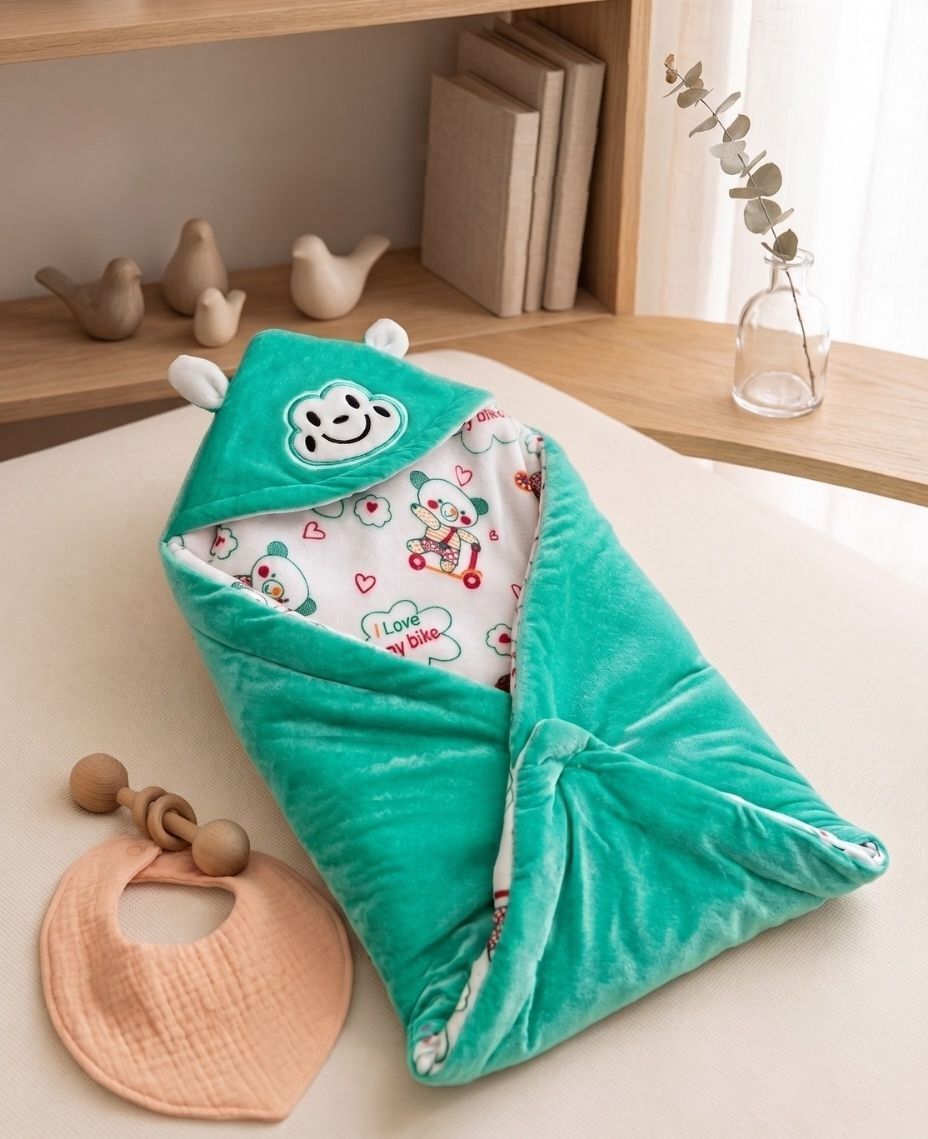 olene Cartoon Single Fleece Blanket for AC Room-picture-23
