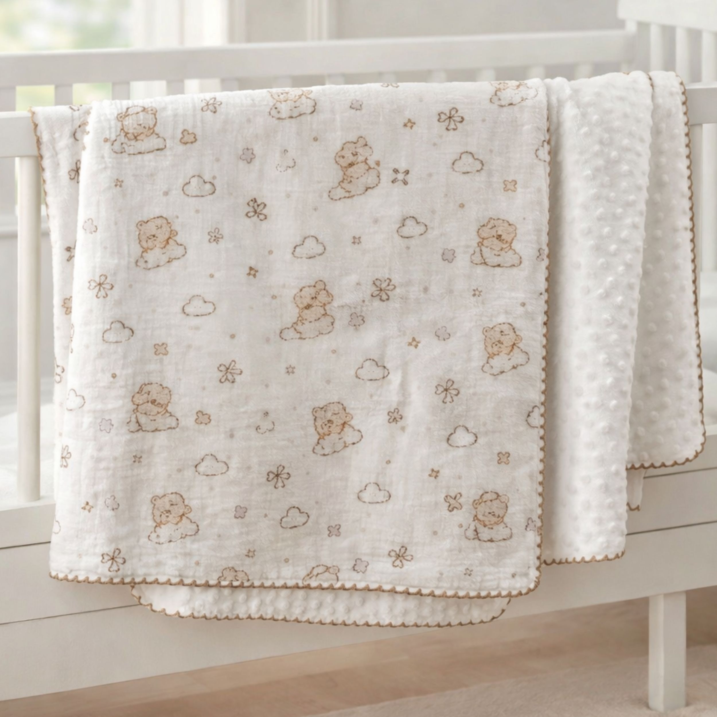tinitot Cartoon Crib Swaddling Baby Blanket for AC Room-picture-24