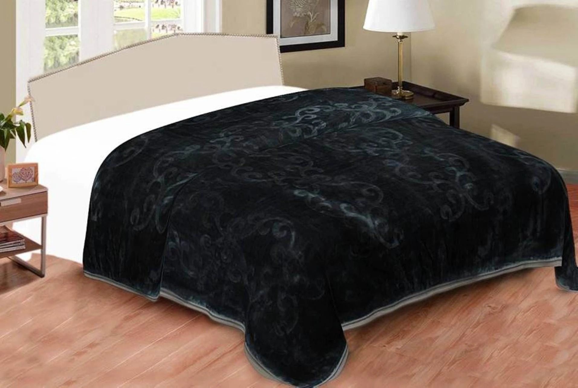 swikon star Floral Double Mink Blanket for Heavy Winter-picture-19