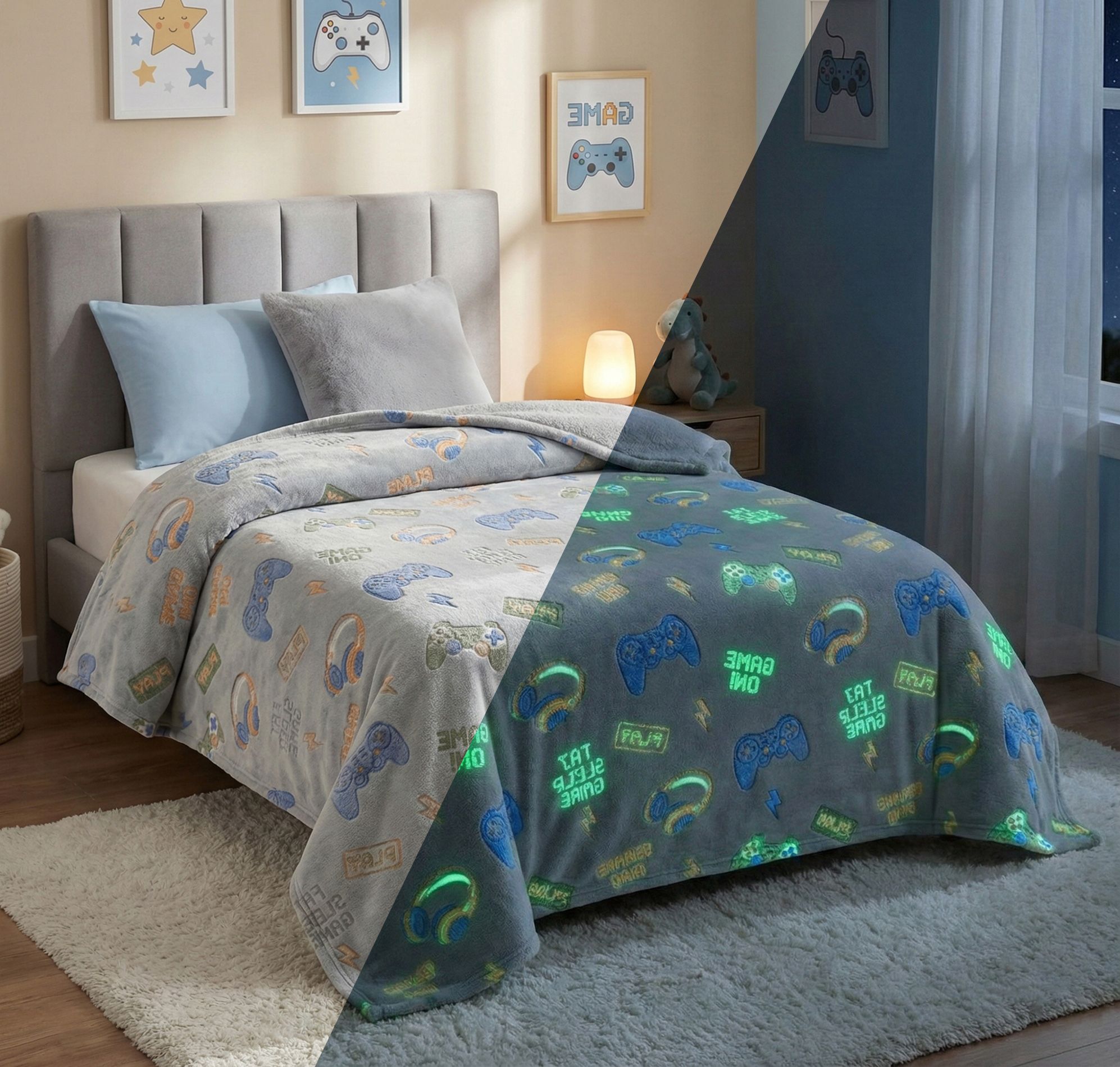 sanmarino Text Print Queen AC Blanket for AC Room-picture-23