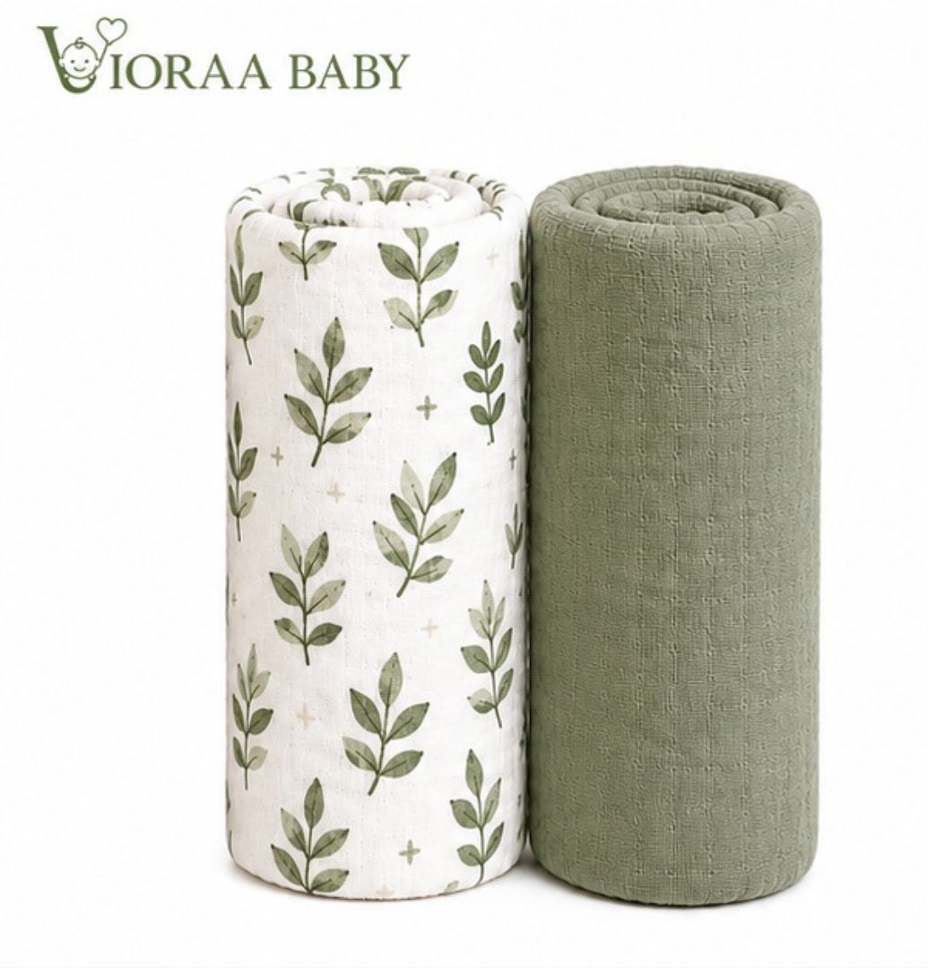 vioraa baby Printed Crib Swaddling Baby Blanket for All Season-picture-38