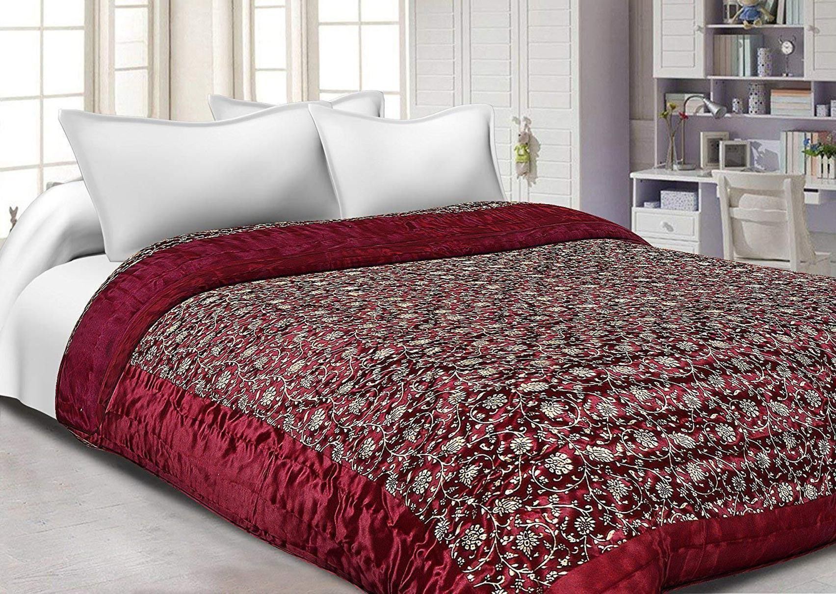 shree karni export Floral Double Quilt for AC Room-picture-11