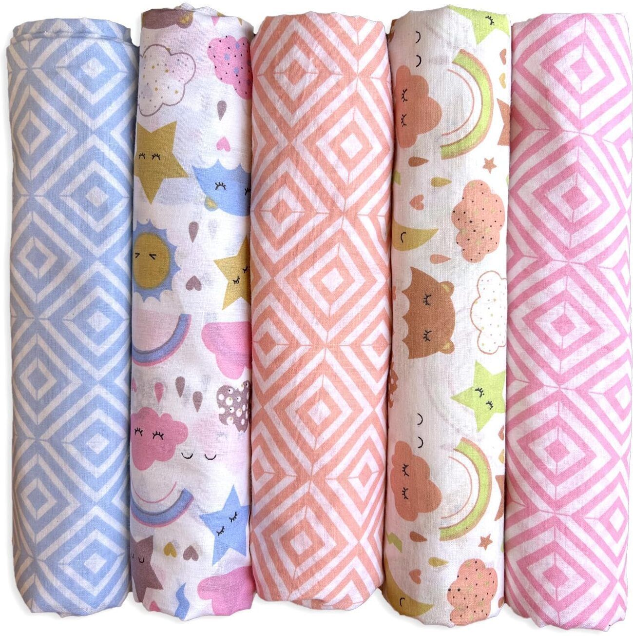 trance home linen Printed Crib Swaddling Baby Blanket forAC Room-picture-26