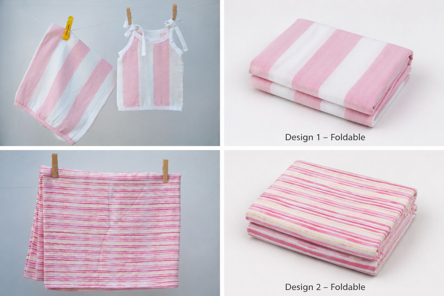riyaawearz 3D Printed, Solid, Striped, Self Design Queen, Crib Baby Sleep Sack for All Season-picture-36
