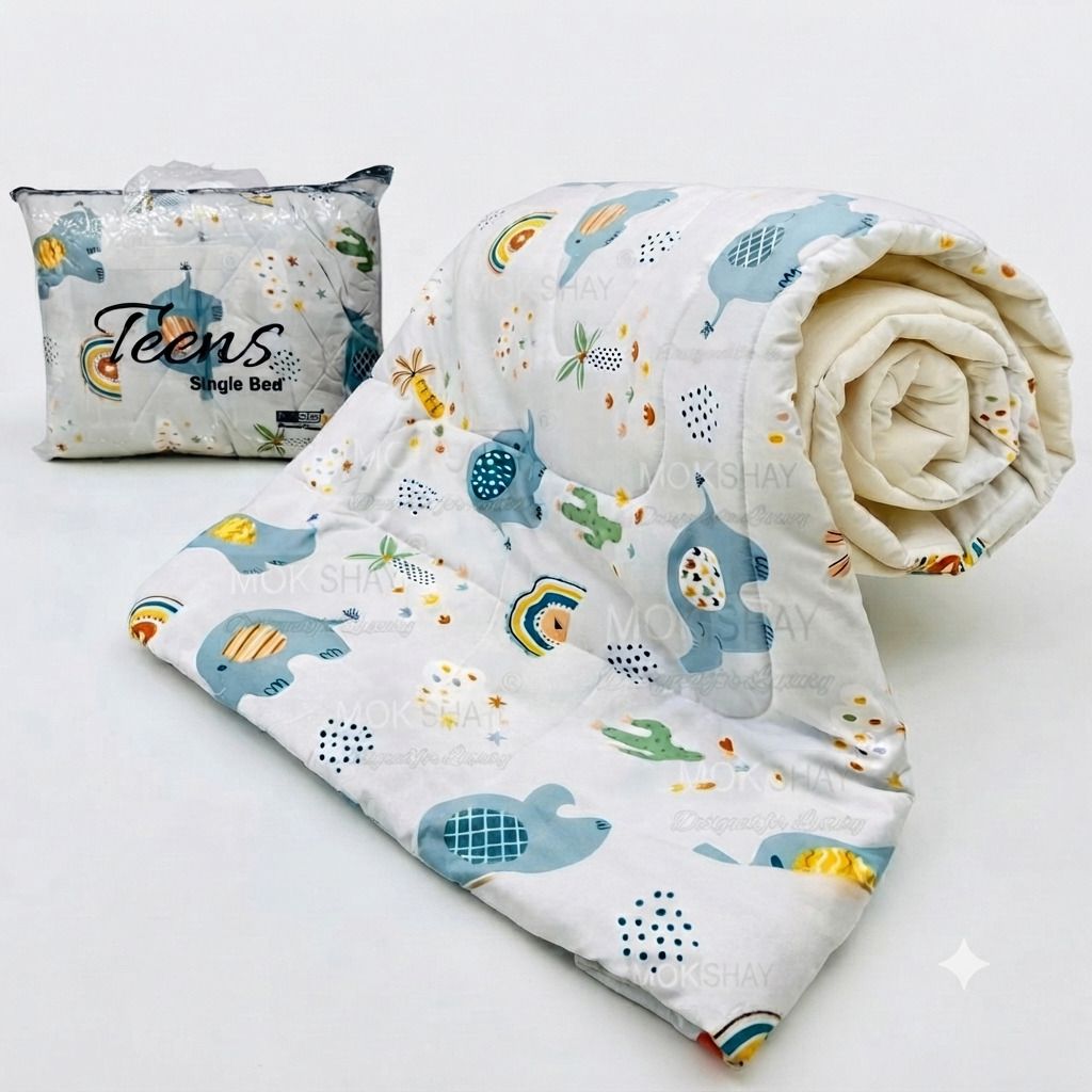 shivgouri Printed Single Comforter for All Season-picture-13