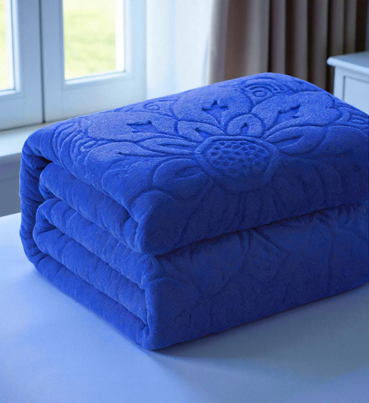swikon star Floral Double Mink Blanket for Heavy Winter-picture-22