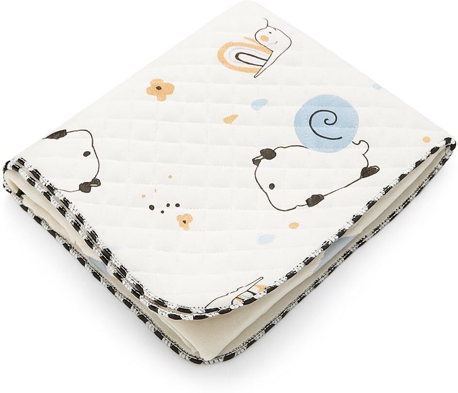 minku creations Printed Single Hooded Baby Blanket for Mild Winter-picture-10