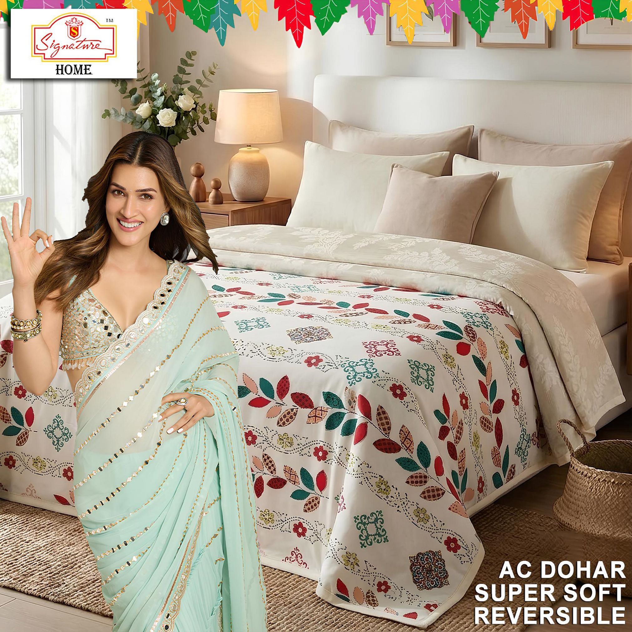 Floral Double, King Dohar for AC Room-image-20