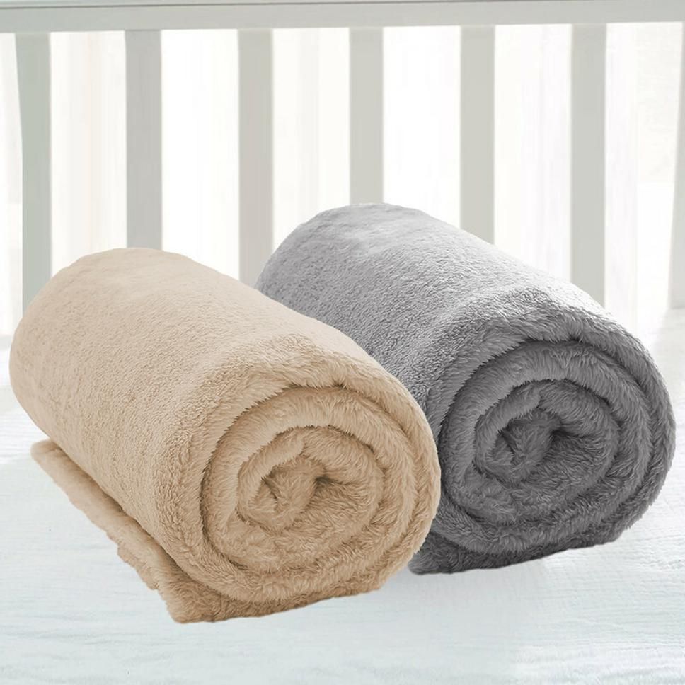 bsb home Solid Crib Crib Baby Blanket for Mild Winter-picture-16