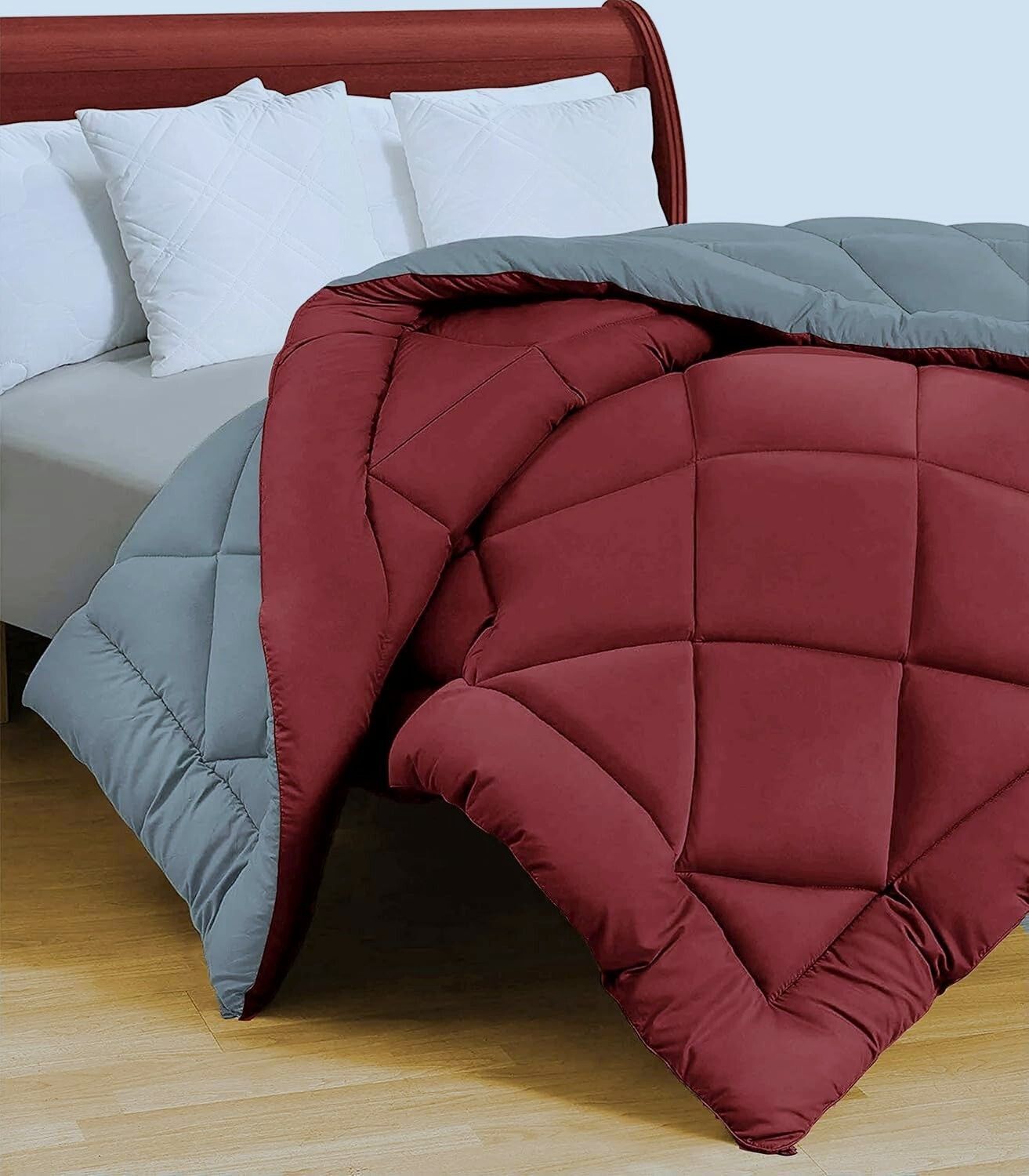 Solid Double Comforter for AC Room-image-3