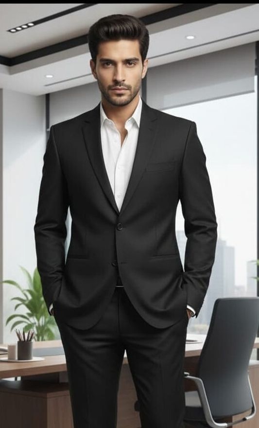 asthetic Men Solid Single Breasted Party, Festive, Formal, Wedding, Casual Blazer-picture-31
