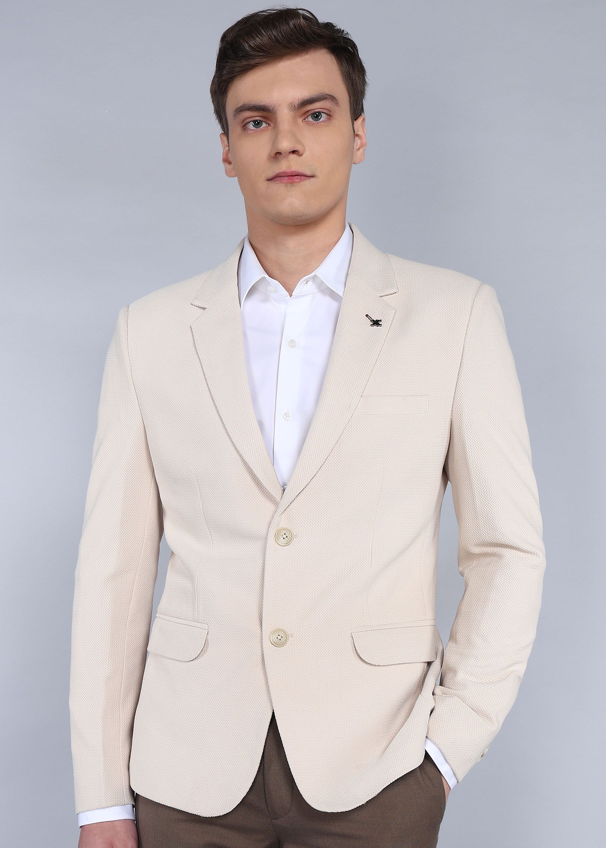 killer Men Solid Single Breasted Casual Blazer-picture-15