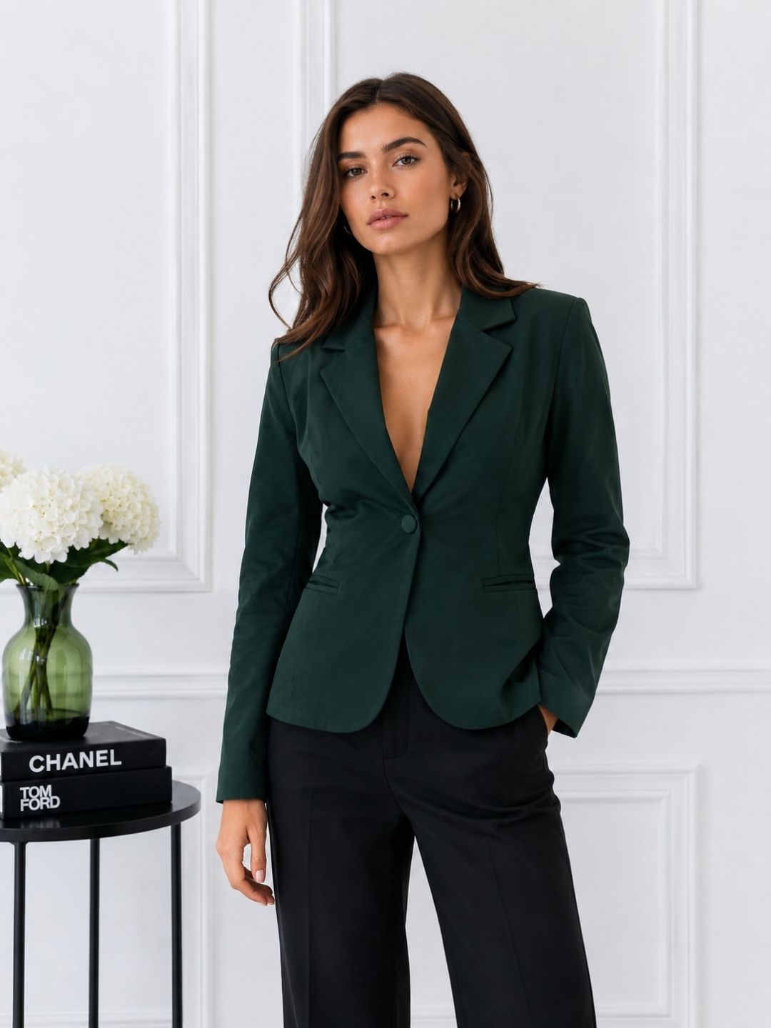 metrofashion Women Solid Single Breasted Casual Blazer-picture-17
