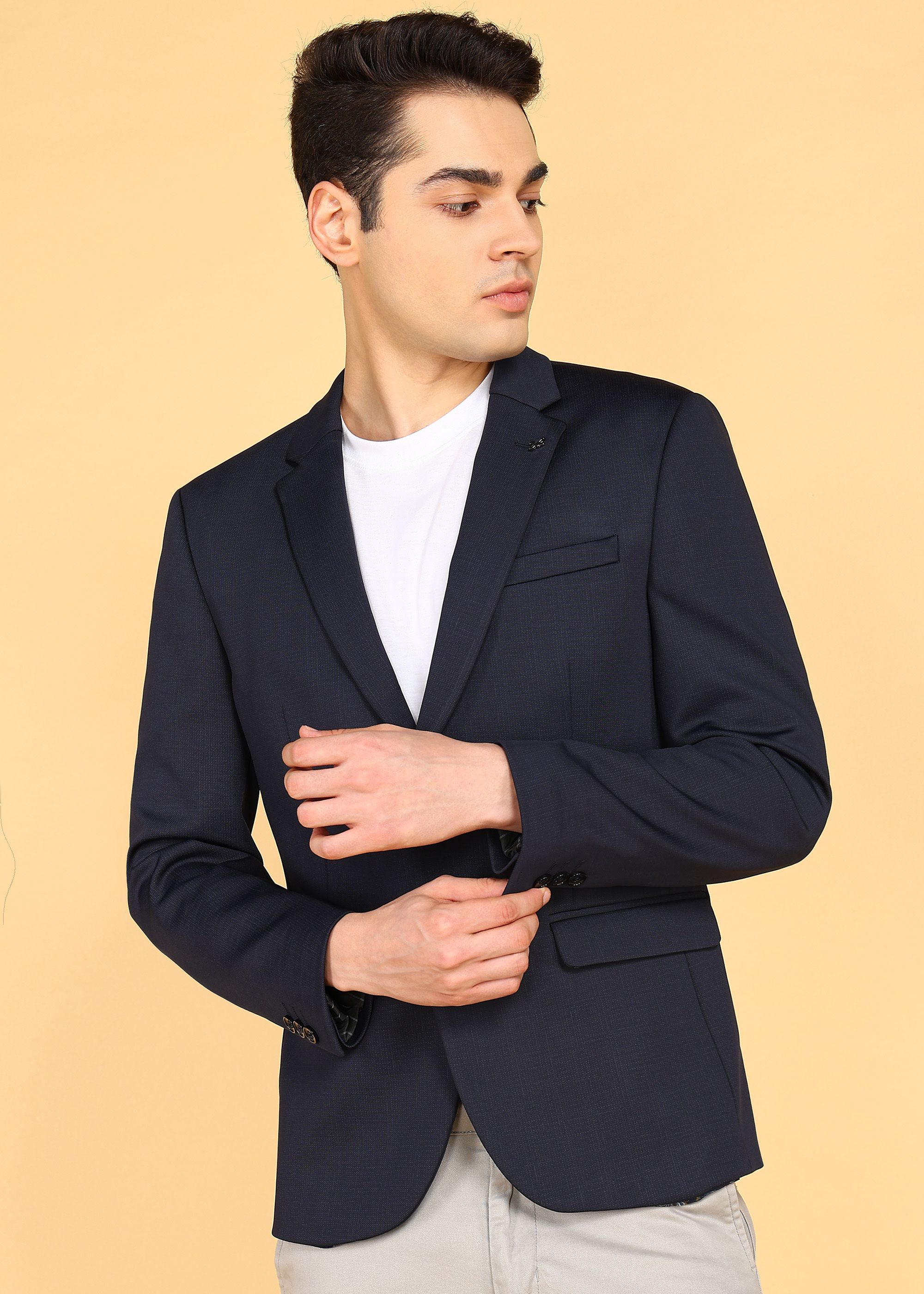 killer Men Printed Single Breasted Casual Blazer-picture-25