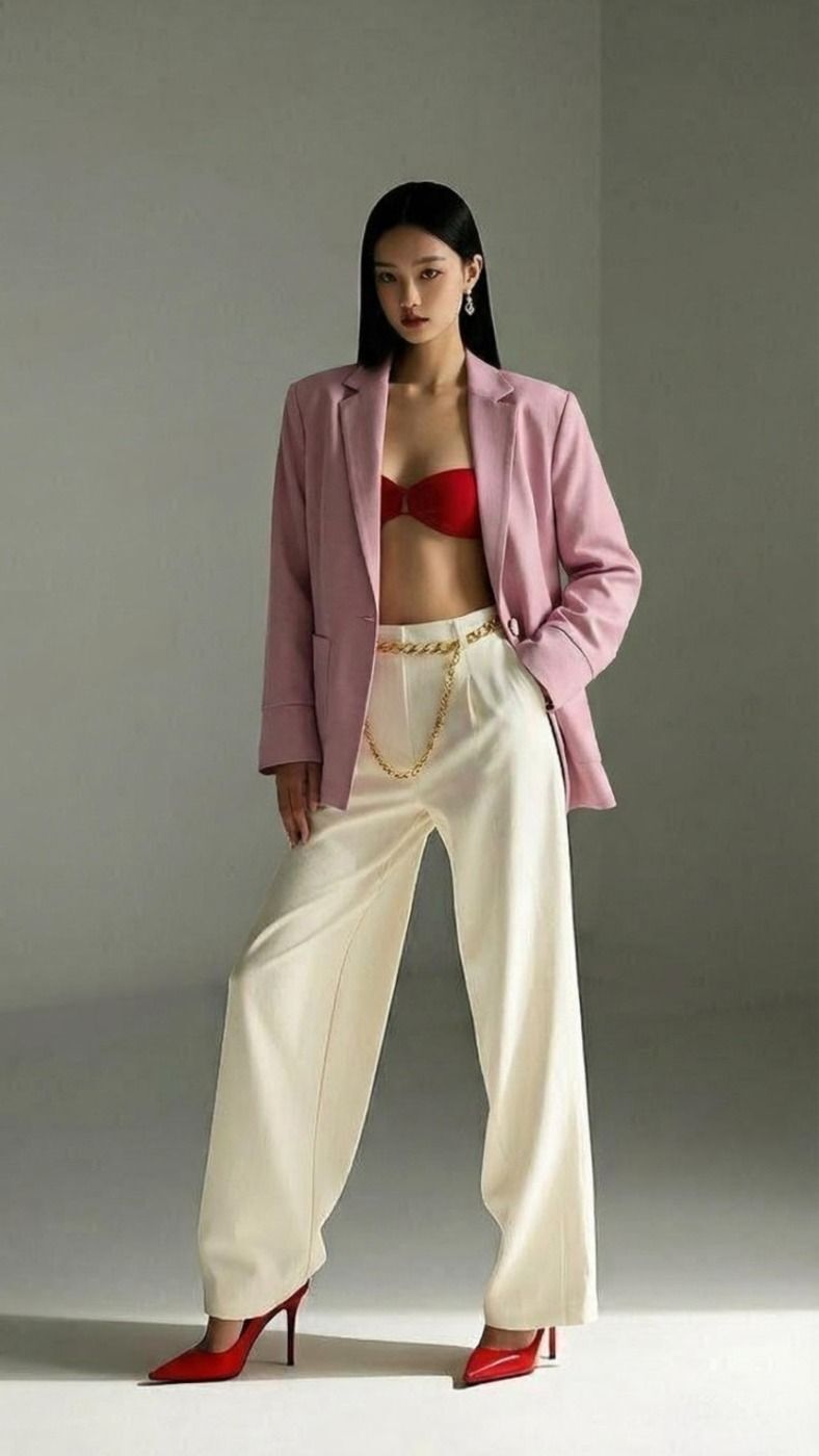 rajenderani Women Solid Single Breasted Formal Blazer-picture-20