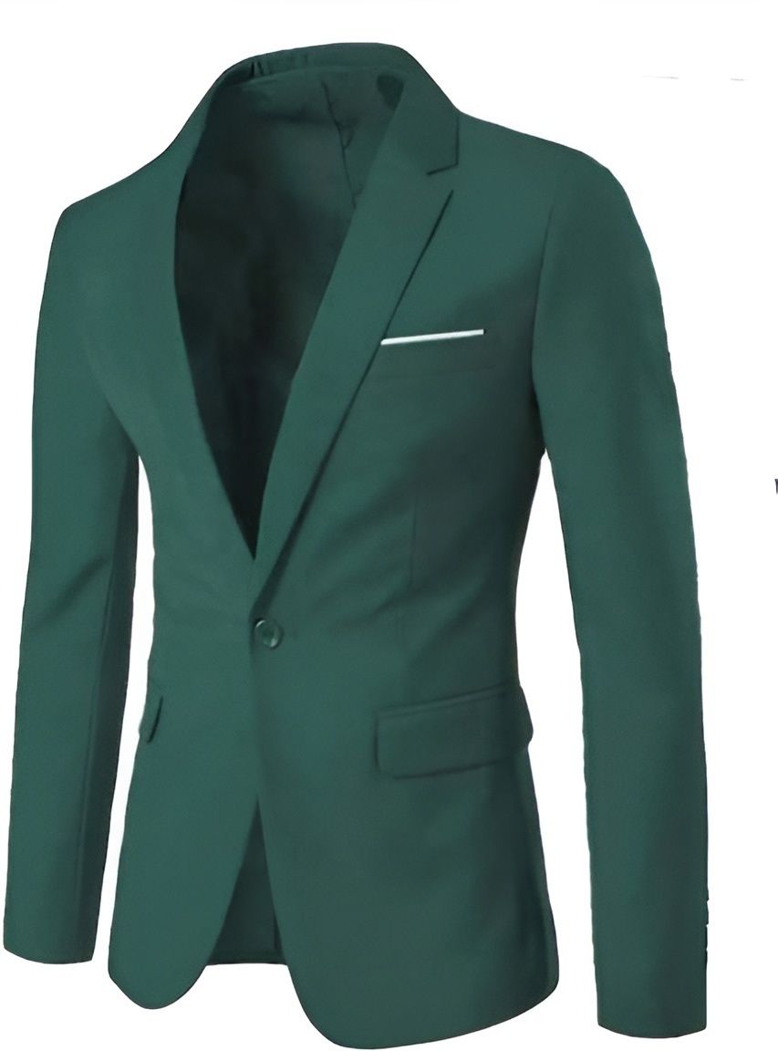 humjoli mens wear Men Solid Single Breasted Casual, Formal, Party, Festive & Wedding Blazer-picture-21