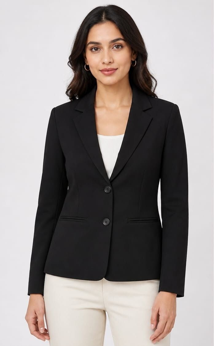 mudulifahion Women Solid Single Breasted Formal Blazer-picture-38