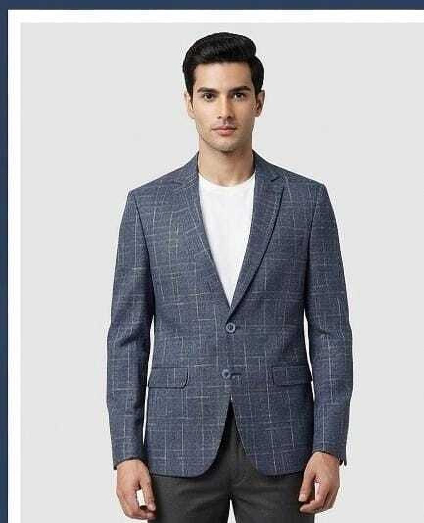 anju clothes Men Checkered, Woven Single Breasted Beach Wear, Casual, Festive, Festive & Wedding, Formal, Lounge Wear, Party, Sports, Wedding Blazer-picture-33