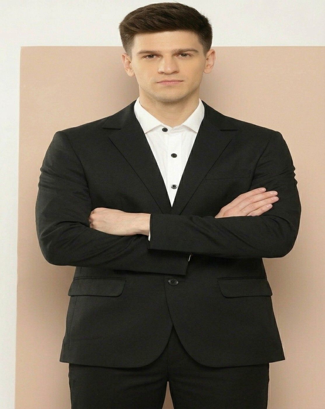 moonxs Men Solid Single Breasted Party Blazer-picture-20