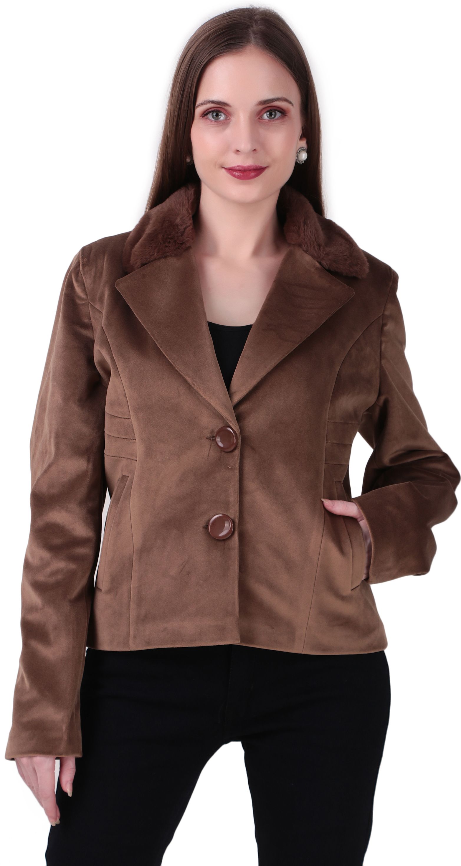 emiranza fashion Women Solid Single Breasted Casual Blazer-picture-48