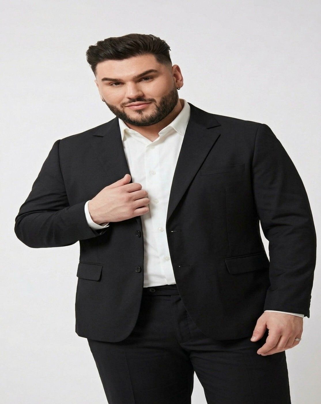 rajenderani Men Solid Single Breasted Wedding Blazer-picture-10