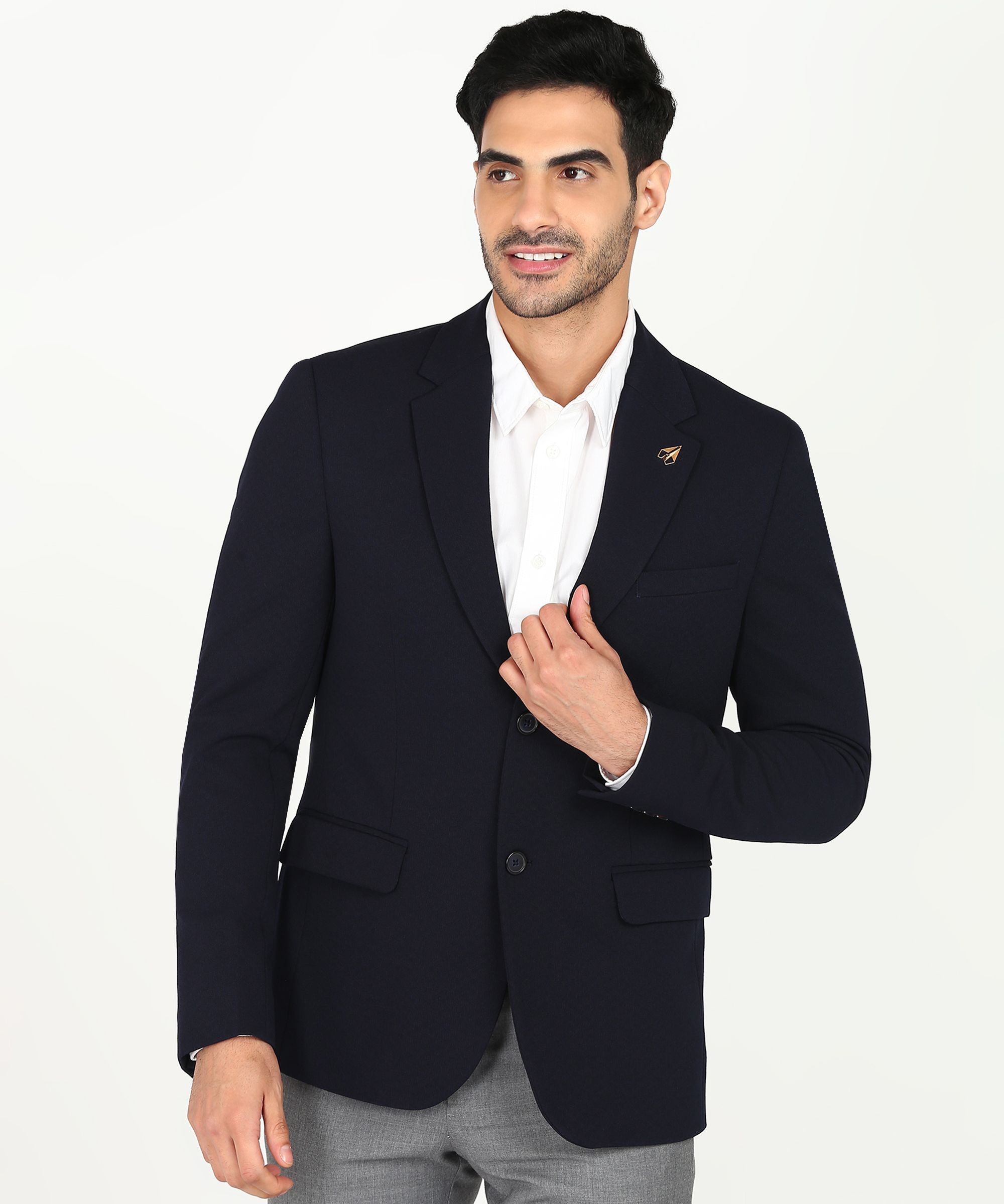 killer Men Solid Single Breasted Casual Blazer-picture-27