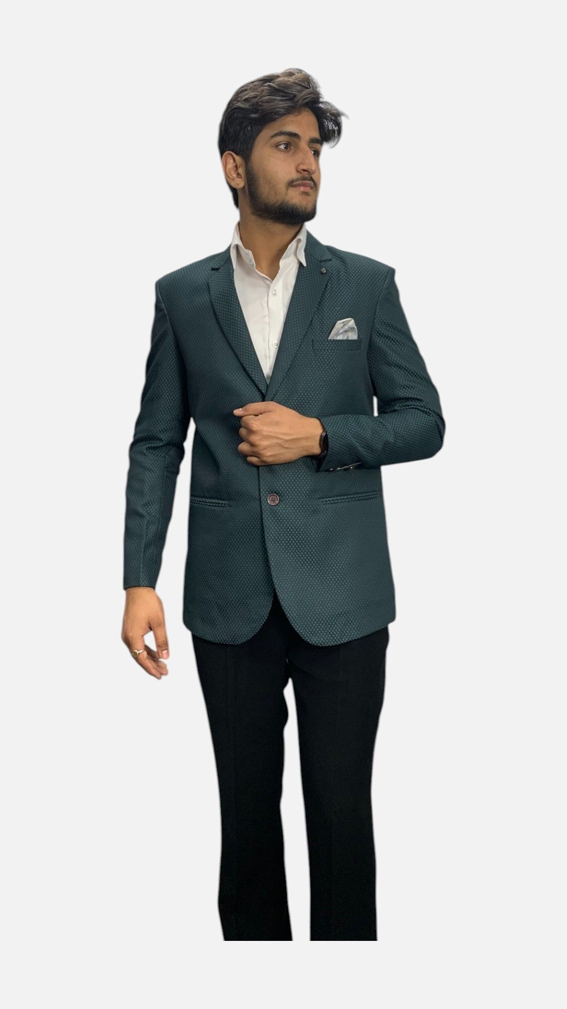 gargian master cut Men Checkered Single Breasted Formal, Party Blazer-picture-25