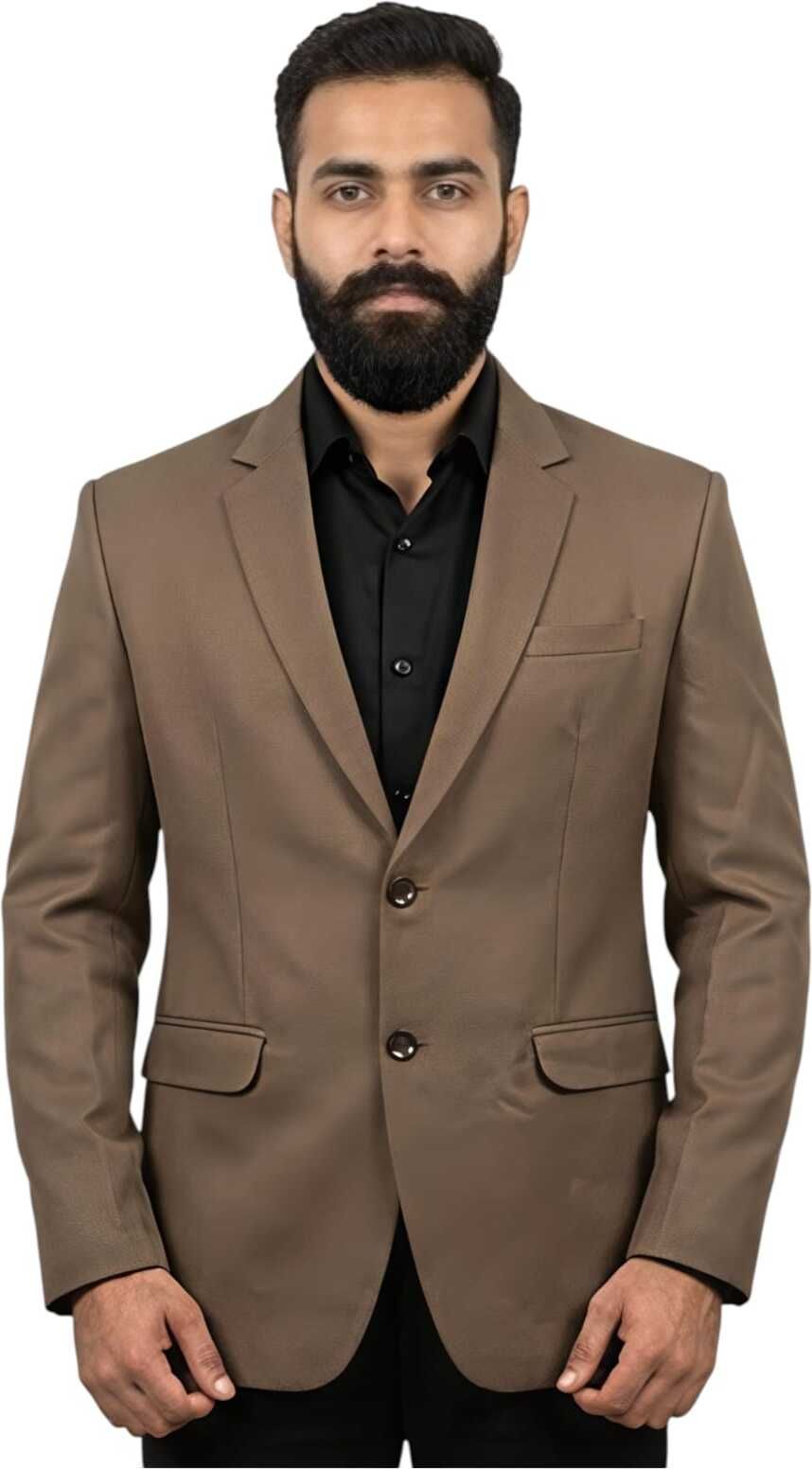 svm Men Solid Single Breasted Beach Wear, Casual, Festive, Festive & Wedding, Formal, Lounge Wear, Party, Sports, Wedding Blazer-picture-10