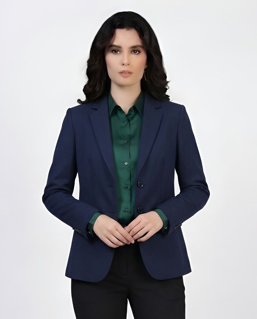cadmon Women Solid Single Breasted Casual Blazer-picture-21