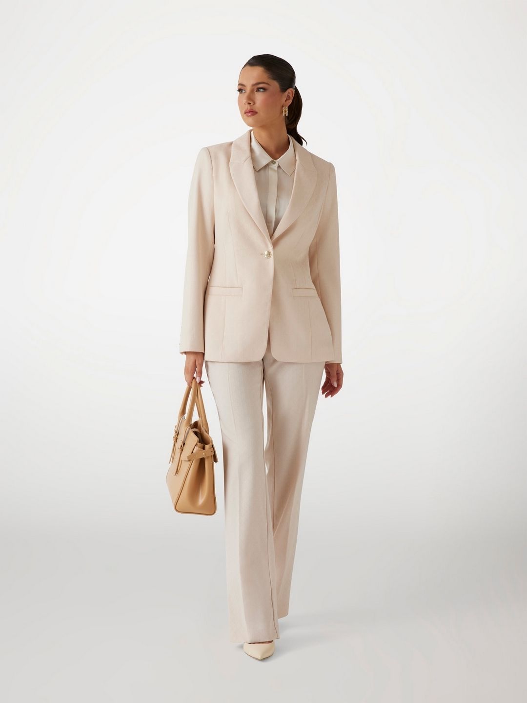 guess Women Solid Single Breasted Casual Blazer-picture-14