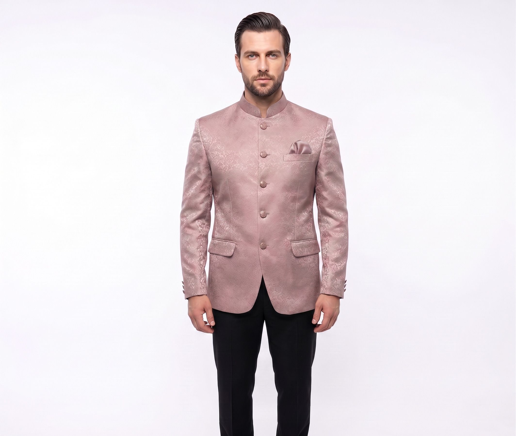 blazer world Men Solid Bandhgala Festive, Wedding, Festive & Wedding Blazer-picture-23
