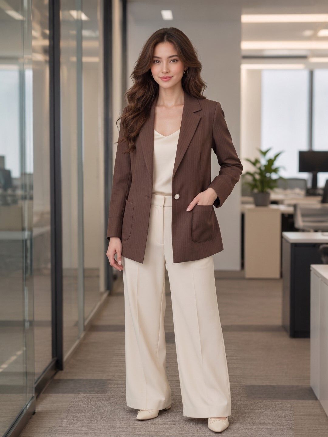 siddhant fashion Women Solid Single Breasted Casual Blazer-picture-43