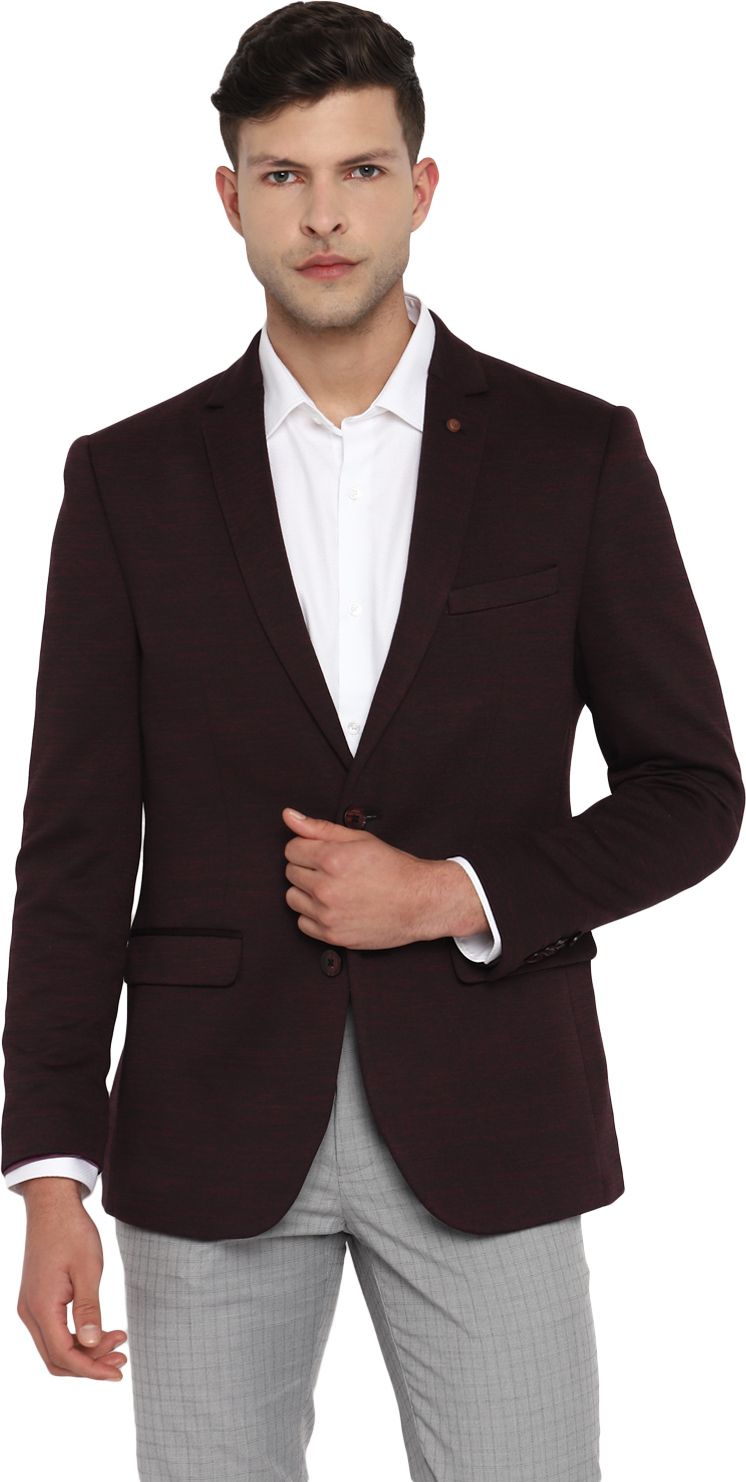 turtle Men Self Design Single Breasted Casual Blazer-picture-13