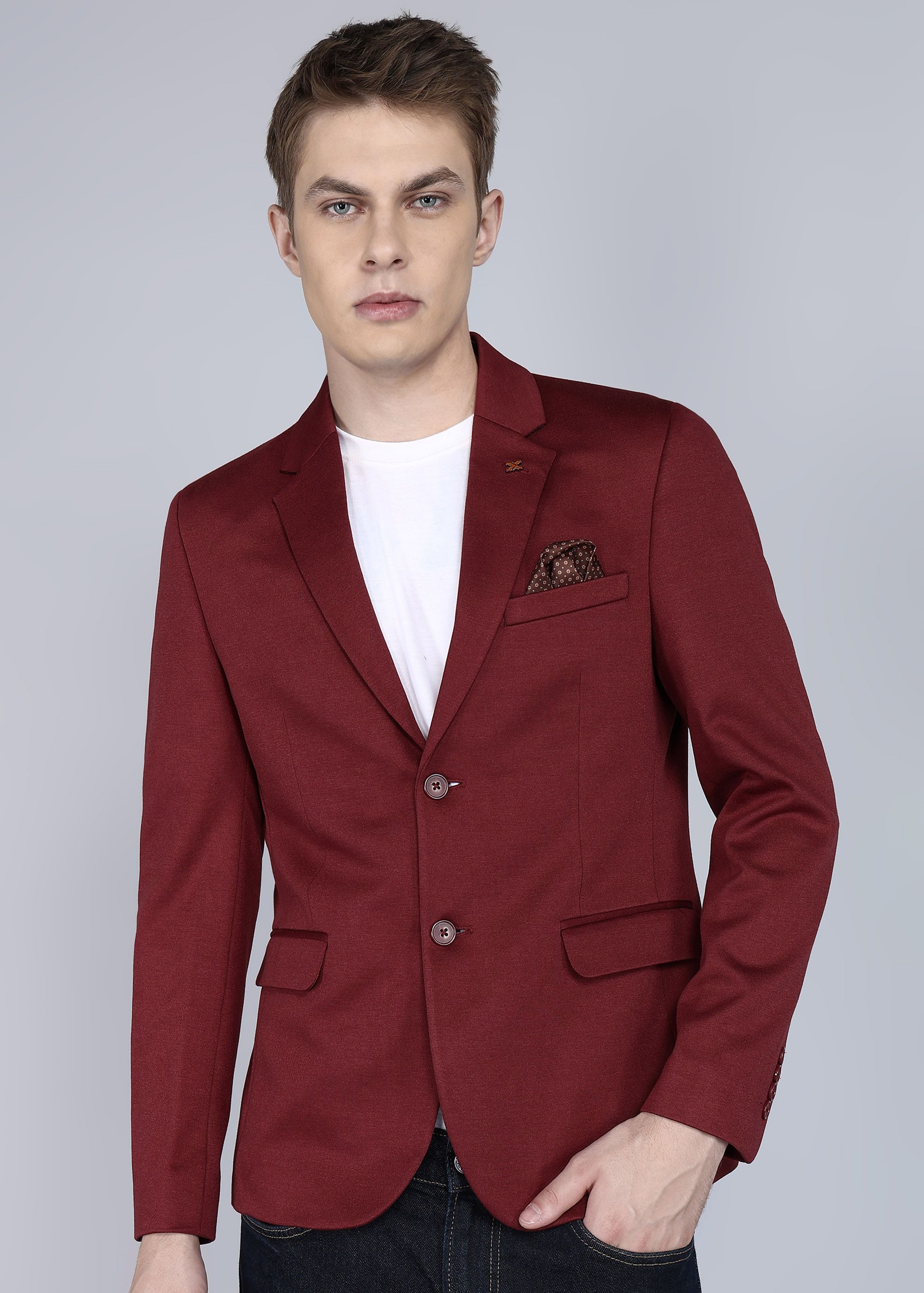 killer Men Solid Single Breasted Casual Blazer-picture-16