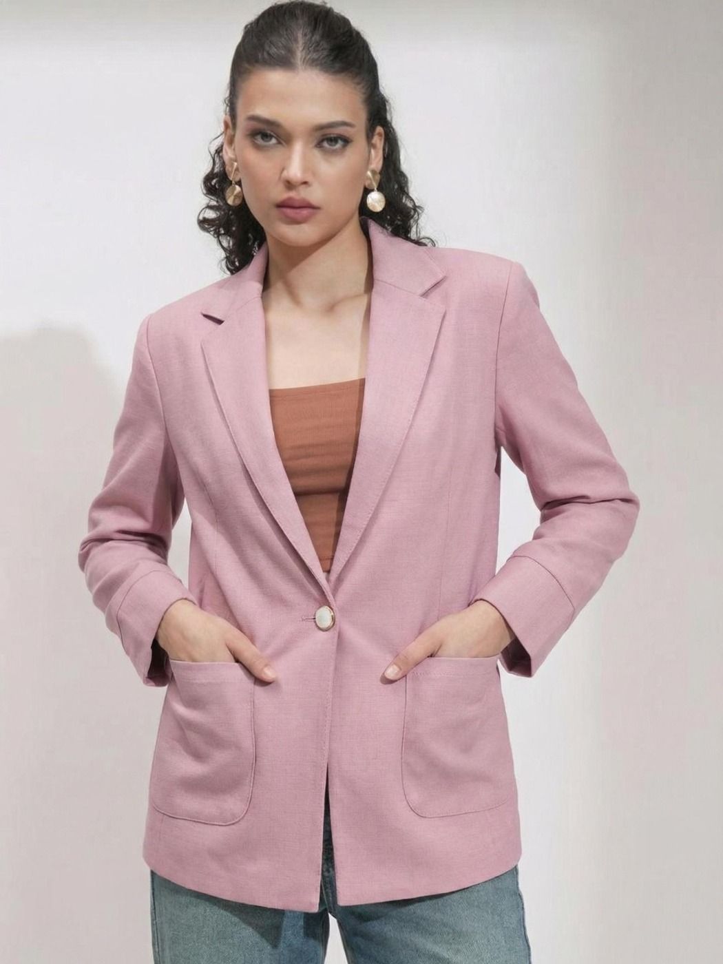theclassictogs Women Solid Single Breasted Formal Blazer-picture-20