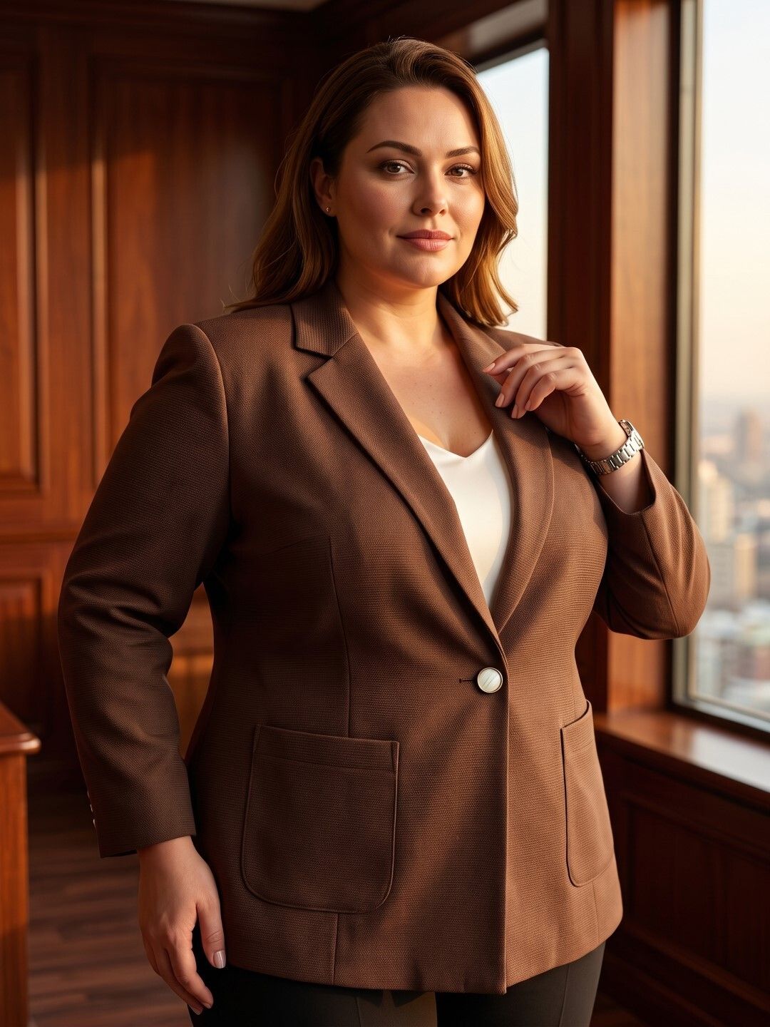 siddhant fashion Women Solid Single Breasted Formal Blazer-picture-27