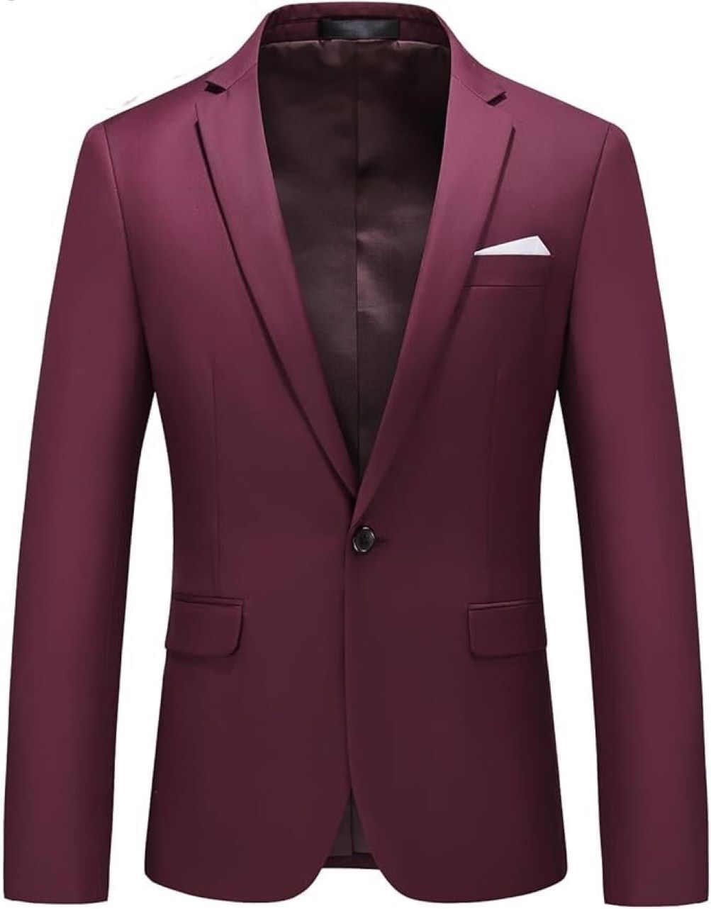 fivefeb Men Solid Single Breasted Formal, Casual, Wedding Blazer-picture-24