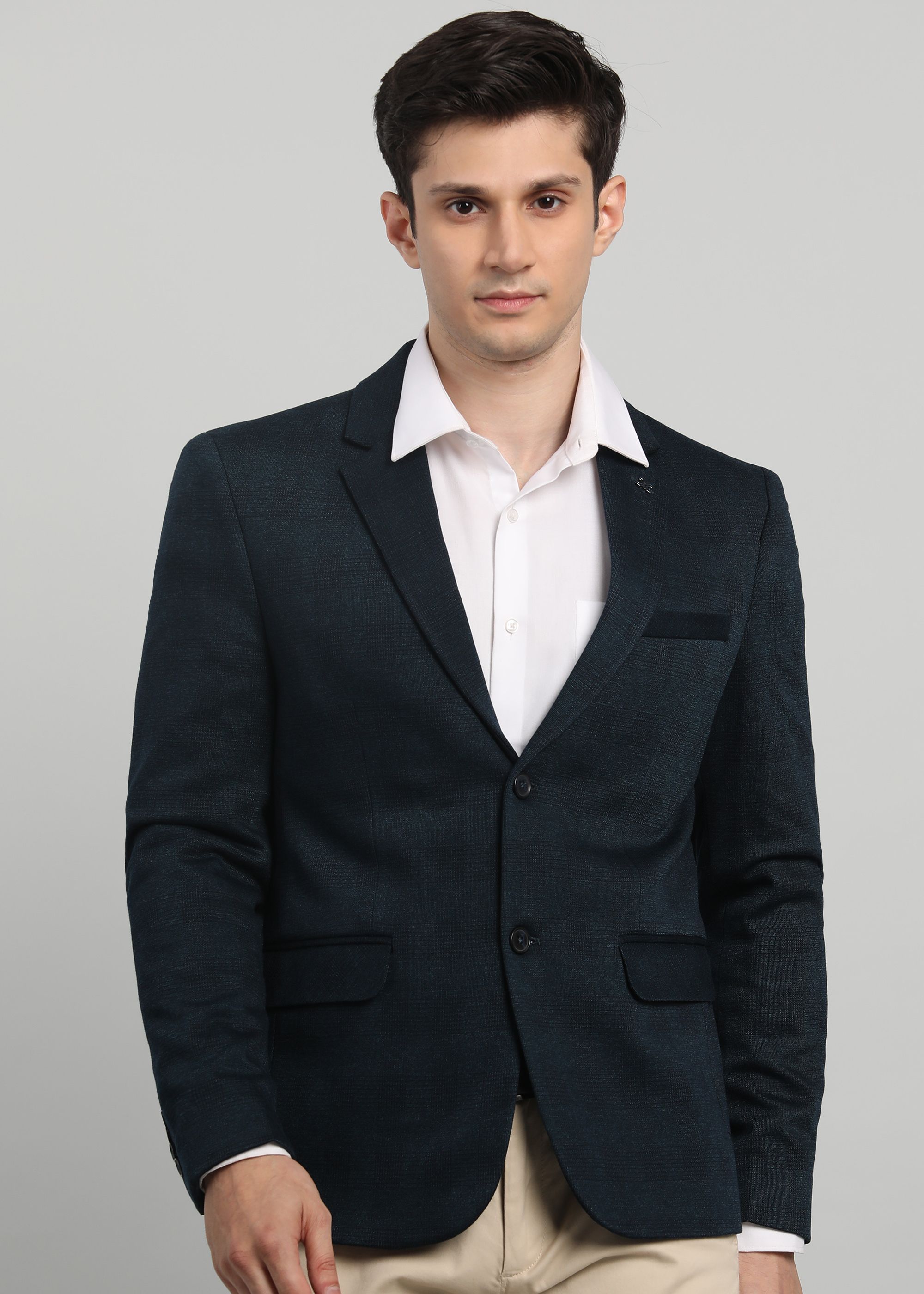 killer Men Checkered Single Breasted Casual Blazer-picture-27