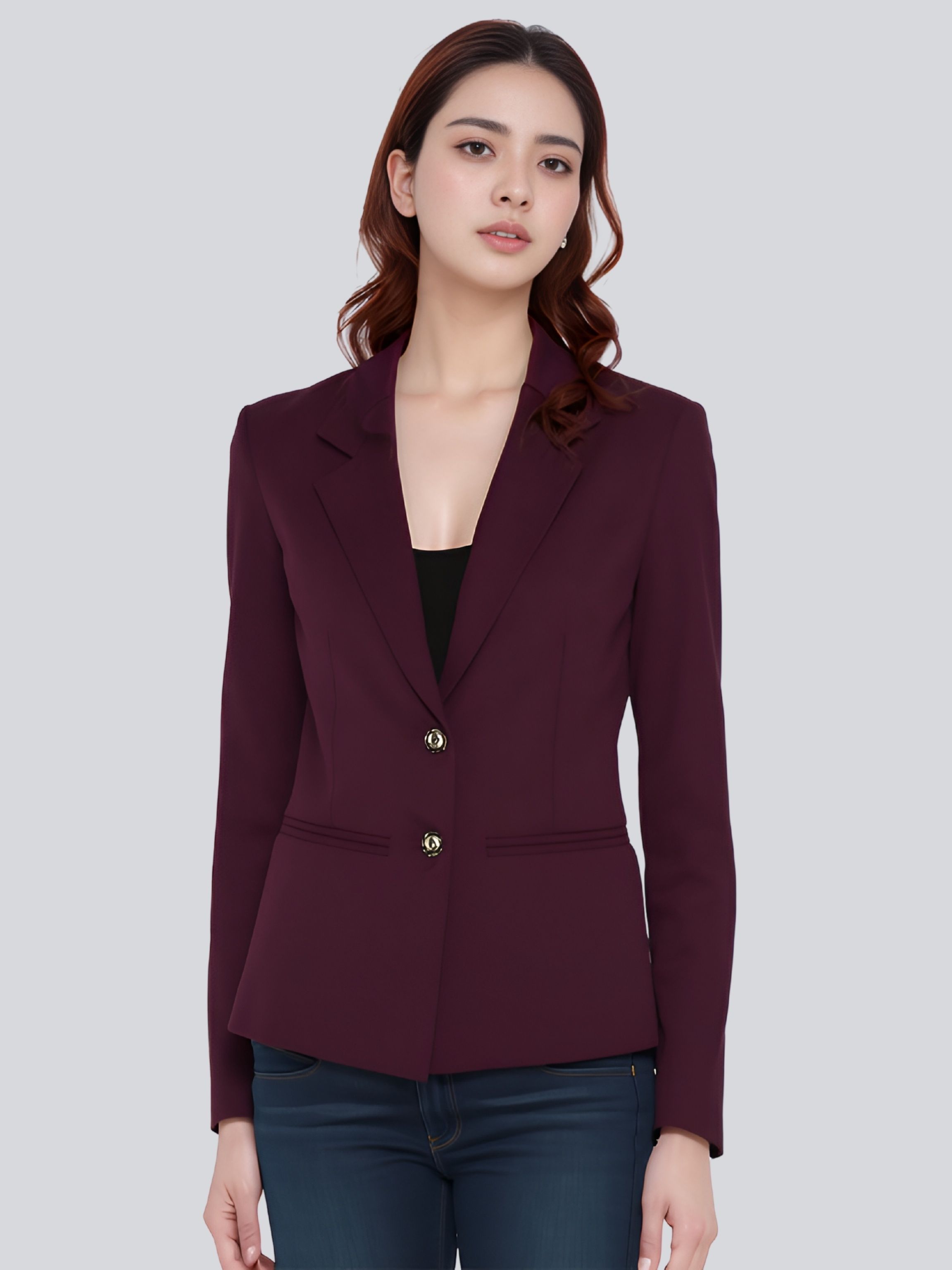 rocksy Women Solid Single Breasted Casual Blazer-picture-28
