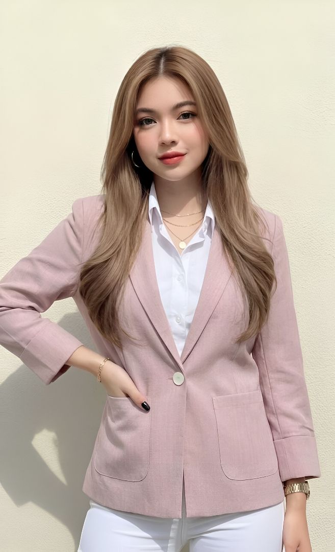 purever india Women Solid Single Breasted Casual Blazer-picture-10