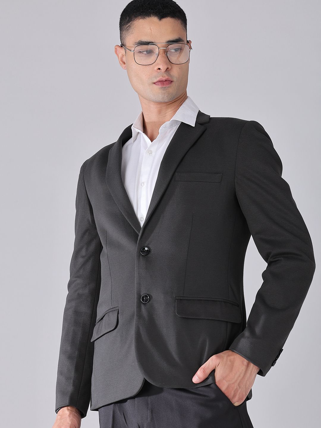 v-mart Men Solid Single Breasted Casual, Formal Blazer-picture-13
