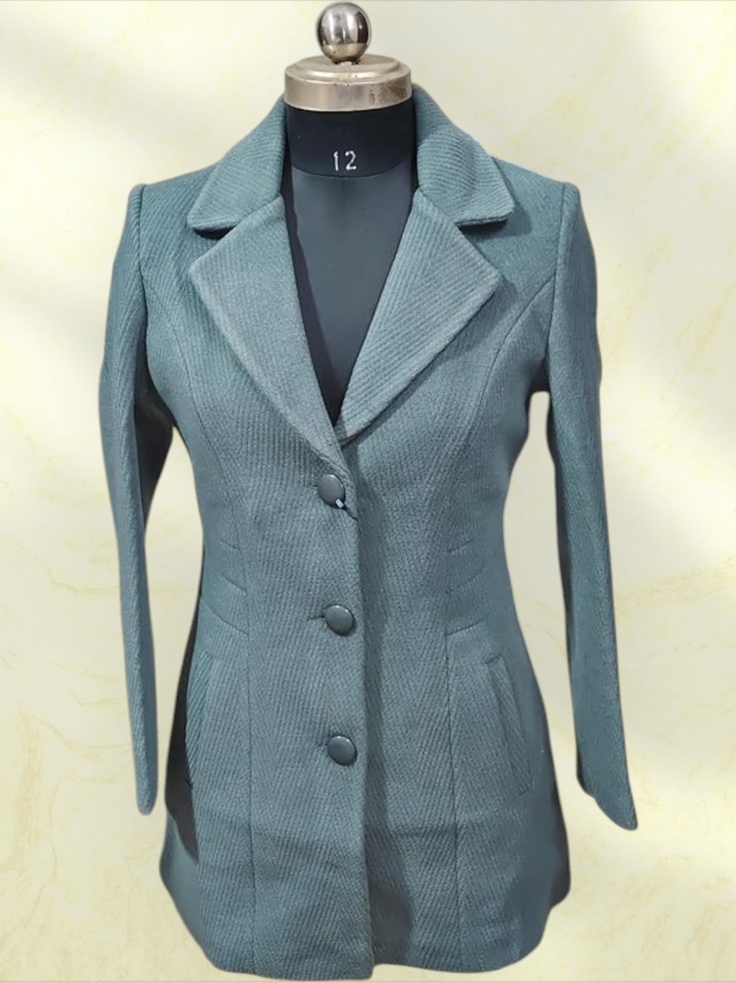 pepzo Women Solid Double Breasted Casual Blazer-picture-24
