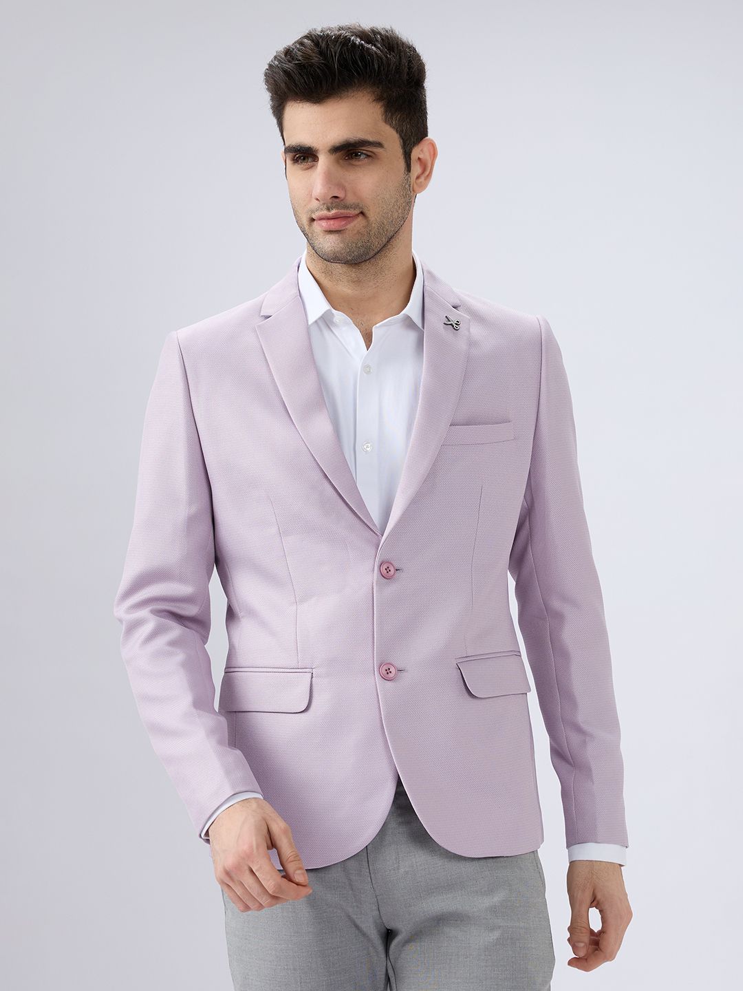 killer Men Solid Single Breasted Casual Blazer-picture-21