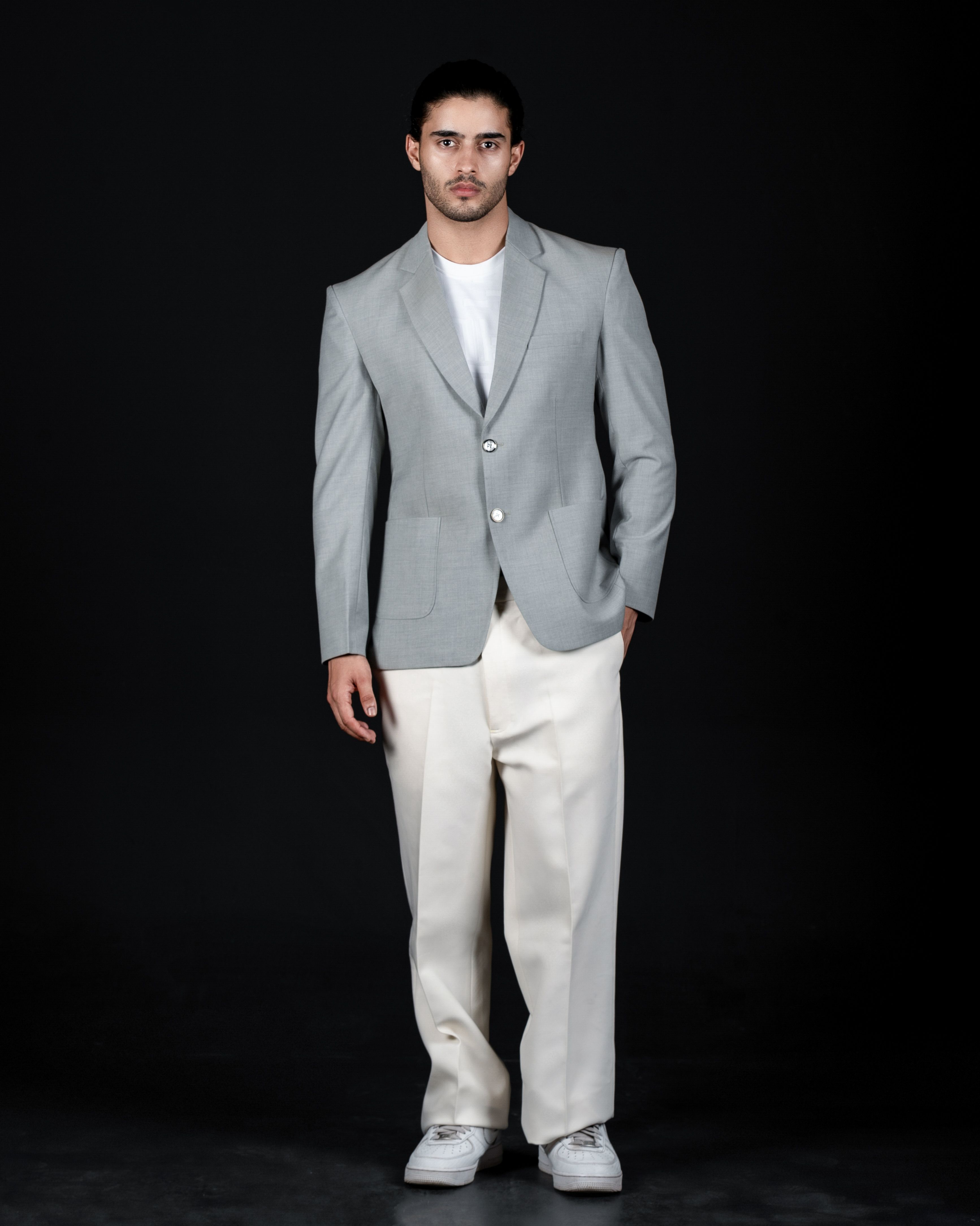 orban blazer Men Self Design Single Breasted Festive & Wedding Blazer-picture-15