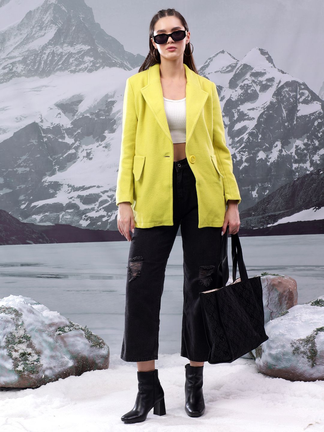 kotty Solid Women Waistcoat-picture-20